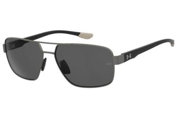 Okulary przeciwsłoneczne Under Armour UATAKEOFF/G 4UY/M9 Polarized Prostokątne Szare Okulary przeciwsłoneczne Under Armour UATAKEOFF/G 4UY/M9 Polarized Prostokątne Szare