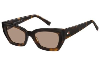 Okulary przeciwsłoneczne Tommy Hilfiger TH2254/S 05L/70 Kocie oczy Havana Okulary przeciwsłoneczne Tommy Hilfiger TH2254/S 05L/70 Kocie oczy Havana