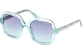 Okulary przeciwsłoneczne Guess GU00230 87W Kwadratowe Niebieskie