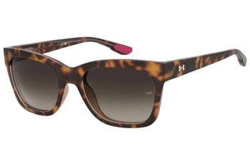 Okulary przeciwsłoneczne Under Armour UADIME 086/HA Kocie oczy Havana