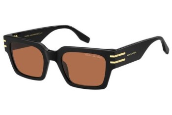 Okulary przeciwsłoneczne Marc Jacobs MARC787/S 8LZ/W7 Prostokątne Czarne Okulary przeciwsłoneczne Marc Jacobs MARC787/S 8LZ/W7 Prostokątne Czarne