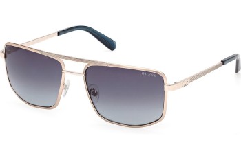 Okulary przeciwsłoneczne Guess GU00208 33W Kwadratowe Złote