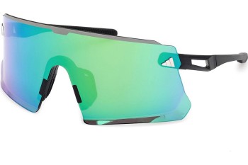 Okulary przeciwsłoneczne Adidas Sport Dunamis Pro S SP0114 02Q Pojedyncze | Shield Czarne Okulary przeciwsłoneczne Adidas Sport Dunamis Pro S SP0114 02Q Pojedyncze | Shield Czarne
