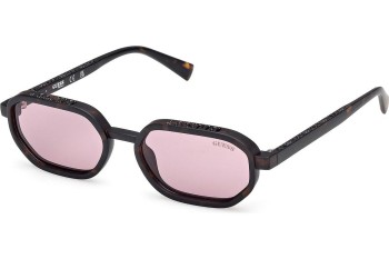 Okulary przeciwsłoneczne Guess GU00233 52Y Prostokątne Havana