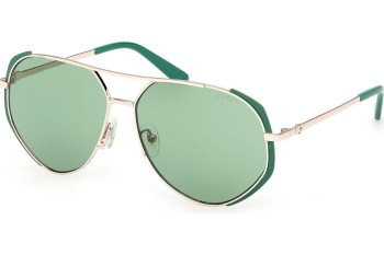 Okulary przeciwsłoneczne Guess GU00219 97N Pilotki (Aviator) Zielone