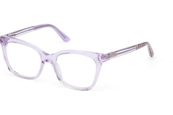 Okulary korekcyjne Guess GU50268 081 Kocie oczy Fioletowe