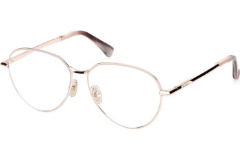 Okulary korekcyjne Max Mara MM5178 028 Okrągłe Złote