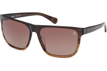 Okulary przeciwsłoneczne Timberland TB00054-H 50H Polarized Kwadratowe Brązowe Okulary przeciwsłoneczne Timberland TB00054-H 50H Polarized Kwadratowe Brązowe