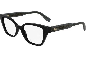 Okulary korekcyjne Lacoste L2983 001 Kocie oczy Czarne
