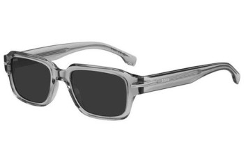 Okulary przeciwsłoneczne BOSS BOSS1596/S KB7/IR Prostokątne Szare Okulary przeciwsłoneczne BOSS BOSS1596/S KB7/IR Prostokątne Szare