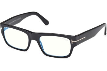 Okulary korekcyjne Tom Ford FT6034-B 001 Prostokątne Czarne