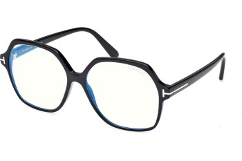 Okulary korekcyjne Tom Ford FT6062-B 001 Kwadratowe Czarne