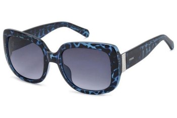 Okulary przeciwsłoneczne Fossil FOS2157/G/S CVT/9O Kocie oczy Niebieskie Okulary przeciwsłoneczne Fossil FOS2157/G/S CVT/9O Kocie oczy Niebieskie