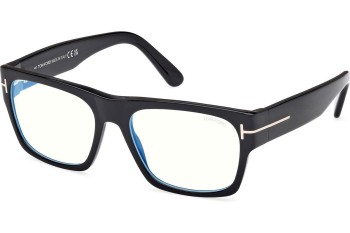 Okulary korekcyjne Tom Ford FT6035-B 001 Prostokątne Czarne