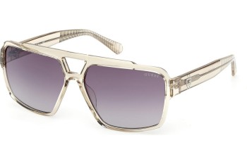 Okulary przeciwsłoneczne Guess GU00223 57Z Prostokątne Brązowe