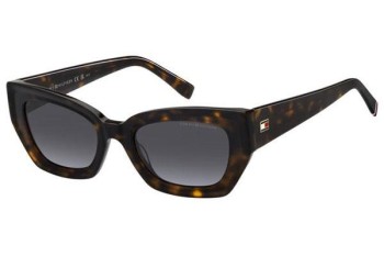 Okulary przeciwsłoneczne Tommy Hilfiger TH2254/S 086/GB Kocie oczy Havana Okulary przeciwsłoneczne Tommy Hilfiger TH2254/S 086/GB Kocie oczy Havana