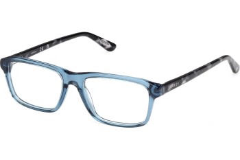 Okulary korekcyjne Guess GU50269 090 Prostokątne Niebieskie Okulary korekcyjne Guess GU50269 090 Prostokątne Niebieskie