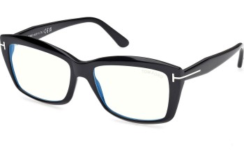 Okulary korekcyjne Tom Ford FT6065-B 001 Prostokątne Czarne