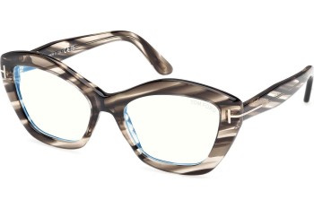Okulary korekcyjne Tom Ford FT6044-B 056 Kocie oczy Szare