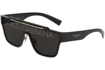 Слънчеви очила Dolce & Gabbana DG6125 501/M С единични стъкла | Shield Черна