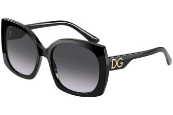 Okulary przeciwsłoneczne Dolce & Gabbana Icons Collection DG4385 501/8G Kwadratowe Czarne