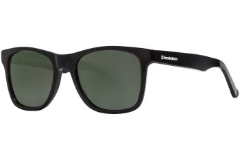 Solbriller Horsefeathers Foster AA866O Polarized Firkantet Sort