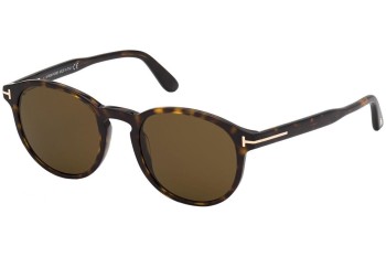 Okulary przeciwsłoneczne Tom Ford FT0834 52J Okrągłe Havana