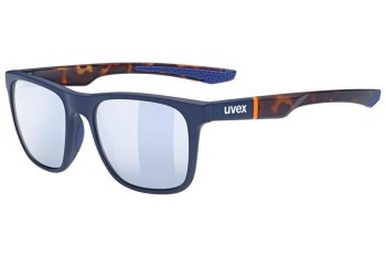 Ochelari de soare uvex lgl 42 Blue Mat / Havana S3 Pătrați Albaștri