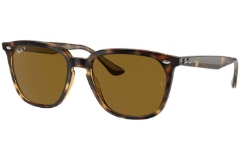 Слънчеви очила Ray-Ban RB4362 710/83 Polarized Квадратни Хавана