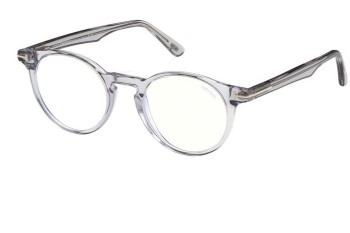 Okulary korekcyjne Tom Ford FT5557-B 020 Okrągłe Przezroczyste