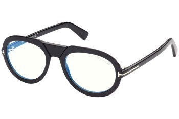 szemüvegeinket Tom Ford FT5756-B 001 Pilota Fekete