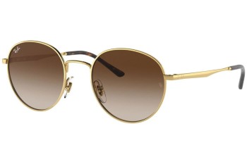 Okulary przeciwsłoneczne Ray-Ban RB3681 001/13 Okrągłe Złote