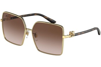 Okulary przeciwsłoneczne Dolce & Gabbana Timeless Collection DG2279 02/13 Kwadratowe Złote