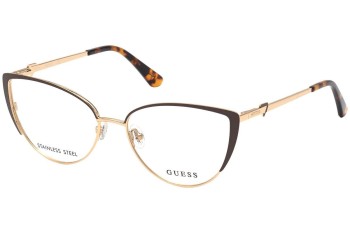 Okulary korekcyjne Guess GU2813 049 Kocie oczy Złote