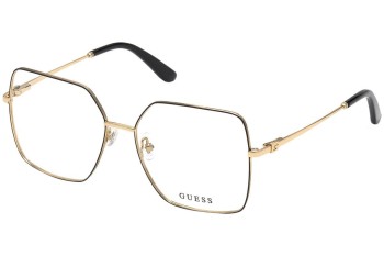 Okulary korekcyjne Guess GU2824 001 Kwadratowe Złote