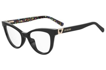 Okulary korekcyjne Love Moschino MOL576 807 Kocie oczy Czarne