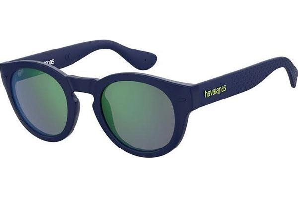 Okulary przeciwsłoneczne Havaianas TRANCOSO/E RNB/Z9 Okrągłe Niebieskie