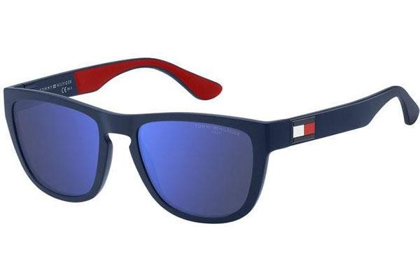 Okulary przeciwsłoneczne Tommy Hilfiger TH1557/S FLL/ZS Prostokątne Niebieskie