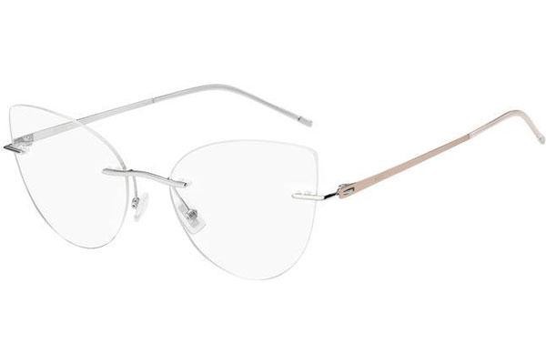 Okulary korekcyjne BOSS BOSS1411 9FZ Kocie oczy Srebrne
