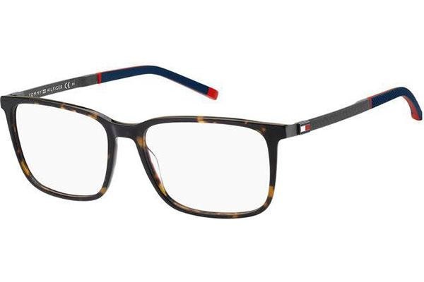Okulary korekcyjne Tommy Hilfiger TH1916 086 Kwadratowe Havana