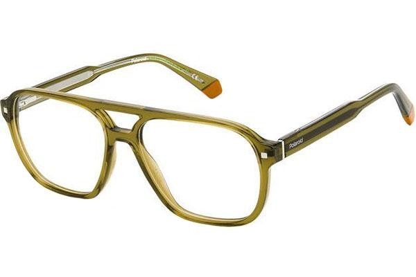 Okulary korekcyjne Polaroid PLDD444 YL3 Pilotki (Aviator) Brązowe