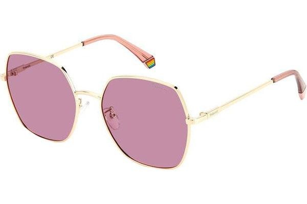Okulary przeciwsłoneczne Polaroid PLD6178/G/S EYR/0F Polarized Kwadratowe Złote