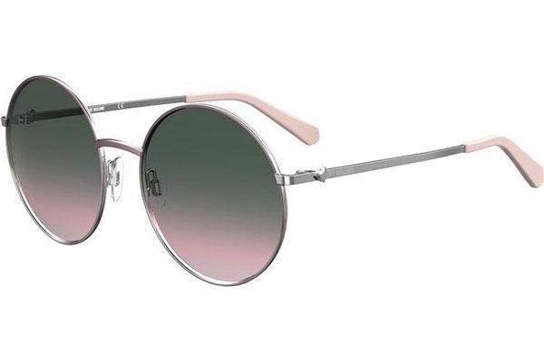 Okulary przeciwsłoneczne Love Moschino MOL037/S 35J/JP Okrągłe Srebrne