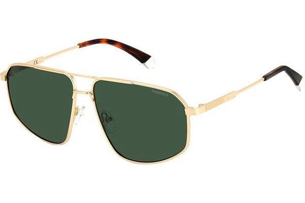 Okulary przeciwsłoneczne Polaroid PLD4118/S/X AOZ/UC Polarized Pilotki (Aviator) Złote
