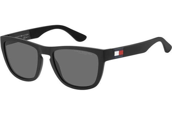 Okulary przeciwsłoneczne Tommy Hilfiger TH1557/S 003/M9 Prostokątne Czarne