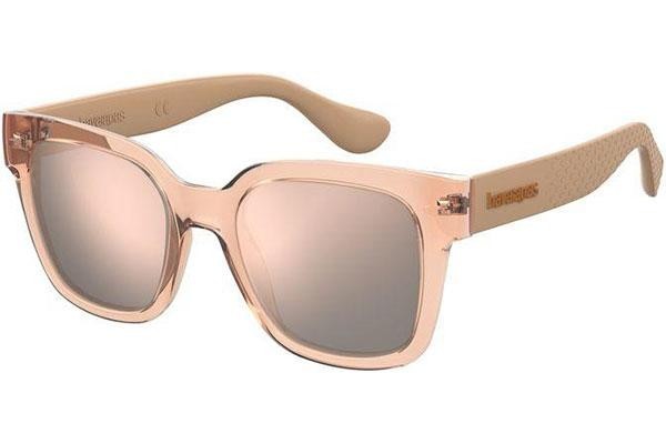 Okulary przeciwsłoneczne Havaianas UNA 9R6/0J Kwadratowe Różowe
