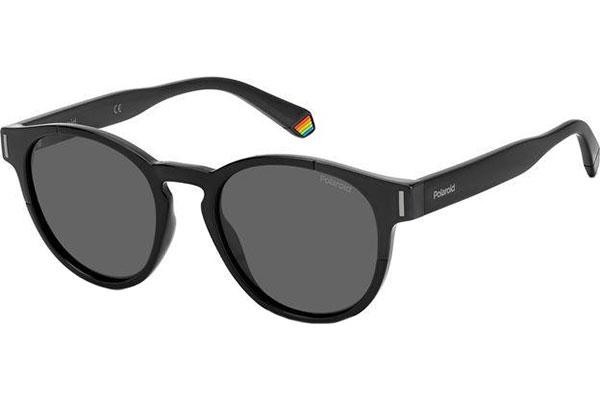 Слънчеви очила Polaroid PLD6175/S 807/M9 Polarized Заоблени Черна