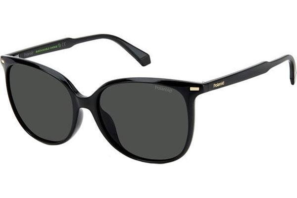 Ochelari de soare Polaroid PLD4125/G/S 807/M9 Polarized Pătrați Negri