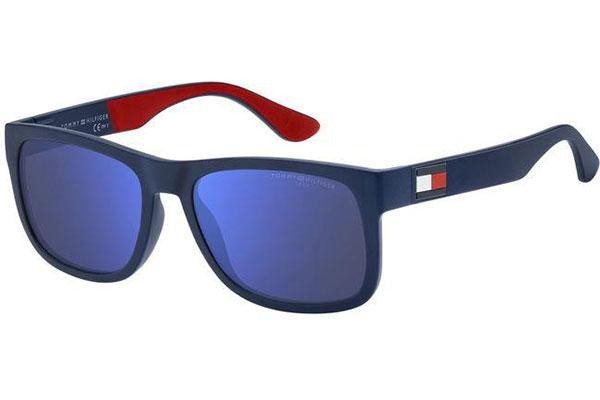 Okulary przeciwsłoneczne Tommy Hilfiger TH1556/S FLL/ZS Prostokątne Niebieskie