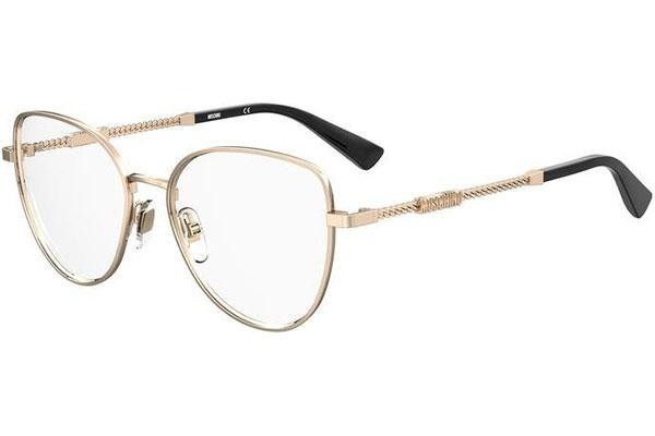 Okulary korekcyjne Moschino MOS601 000 Kocie oczy Złote